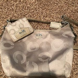Coach bag and wallet